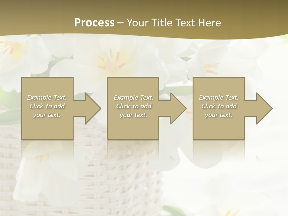 Decor White Easter PowerPoint Template