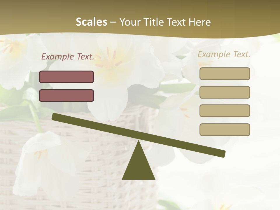 Decor White Easter PowerPoint Template