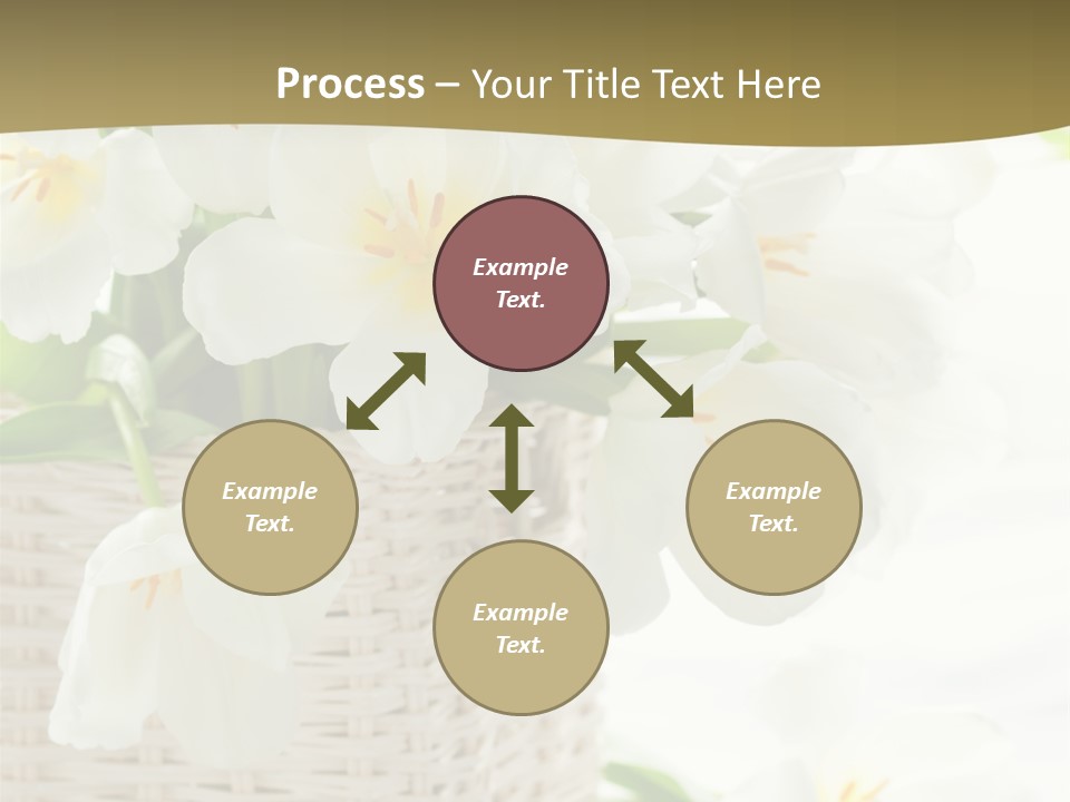 Decor White Easter PowerPoint Template