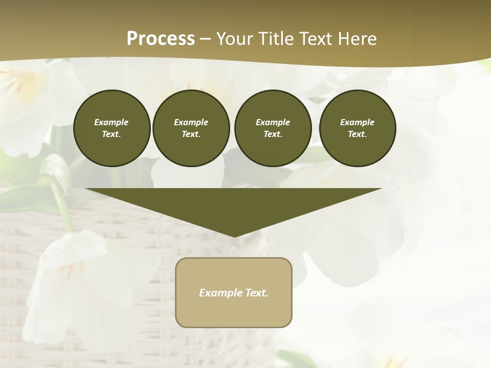 Decor White Easter PowerPoint Template