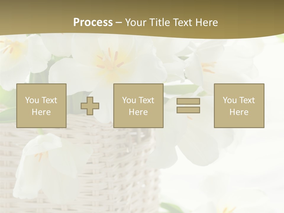 Decor White Easter PowerPoint Template