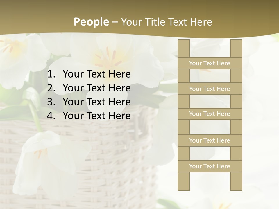 Decor White Easter PowerPoint Template