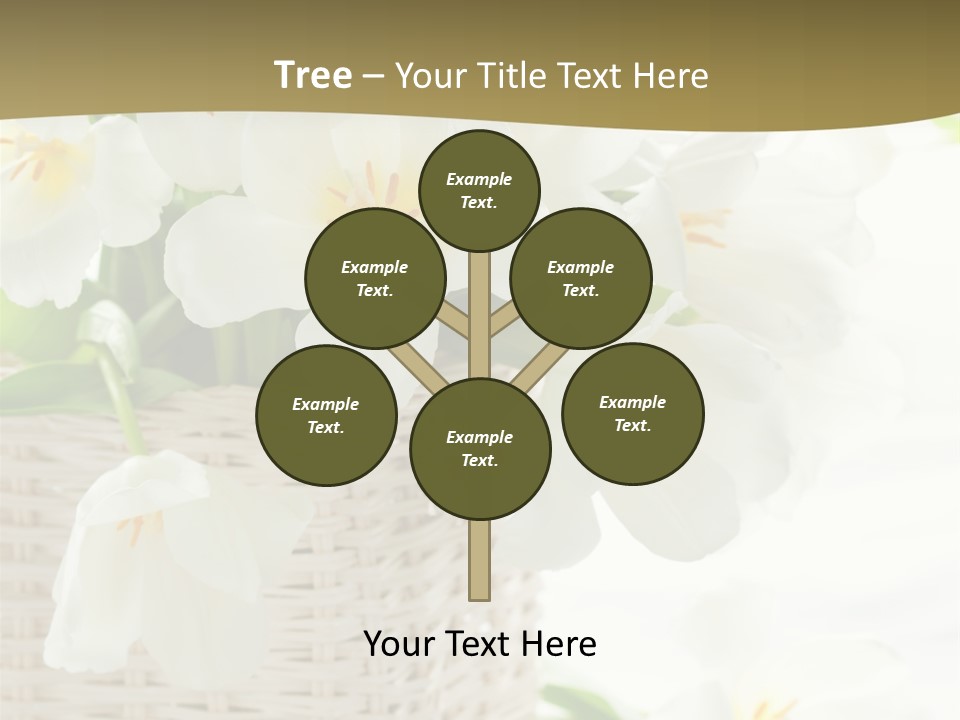 Decor White Easter PowerPoint Template