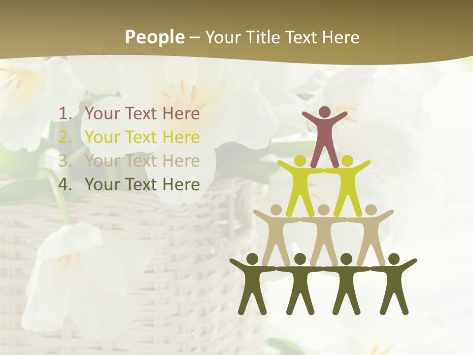 Decor White Easter PowerPoint Template