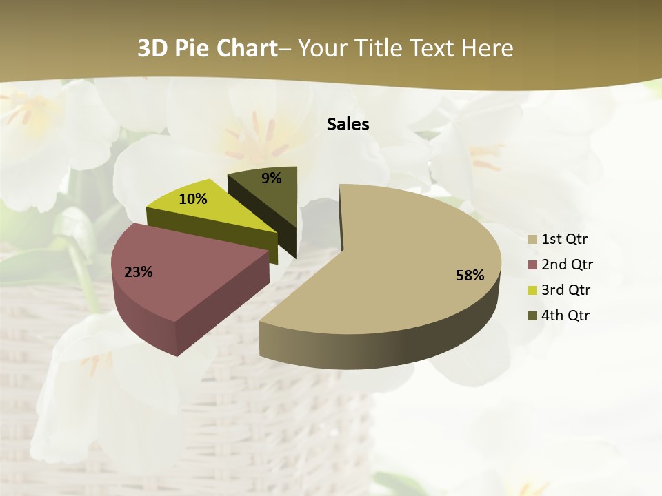 Decor White Easter PowerPoint Template