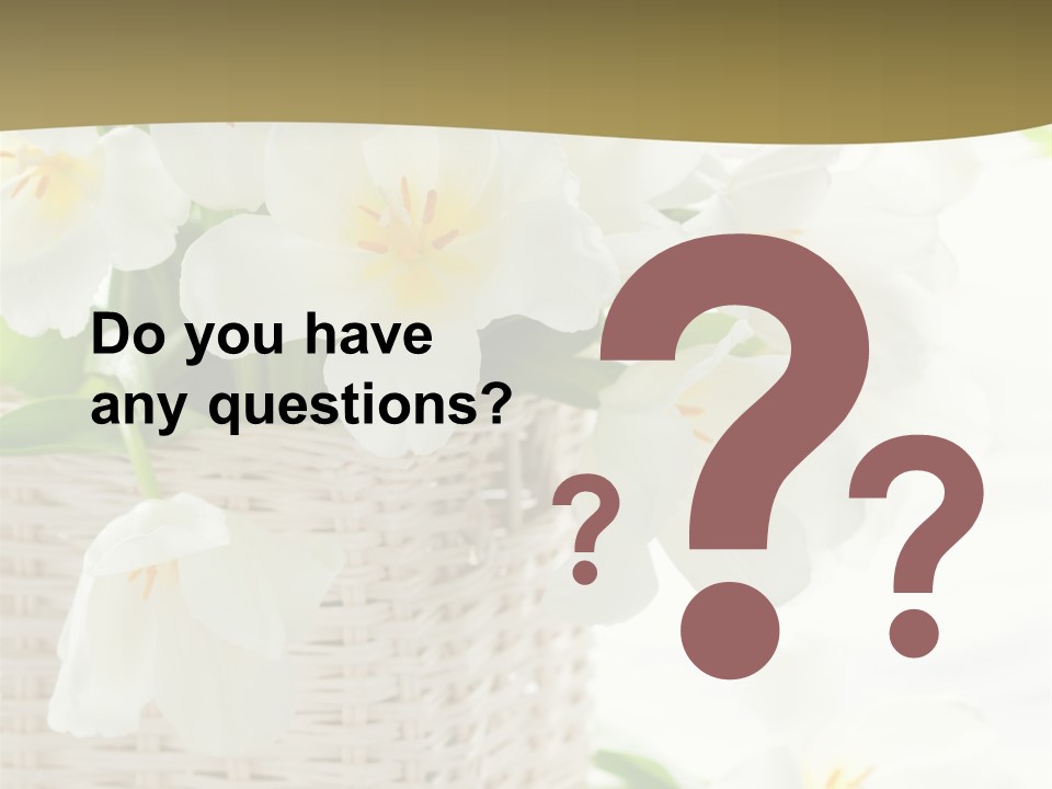 Decor White Easter PowerPoint Template