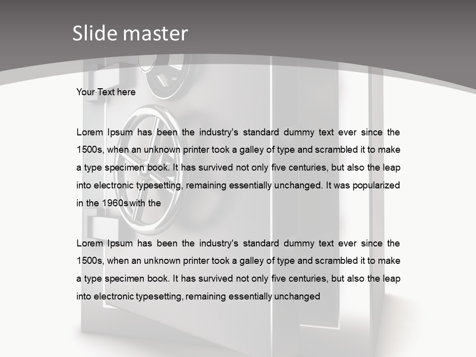 Safety Trust Solid PowerPoint Template