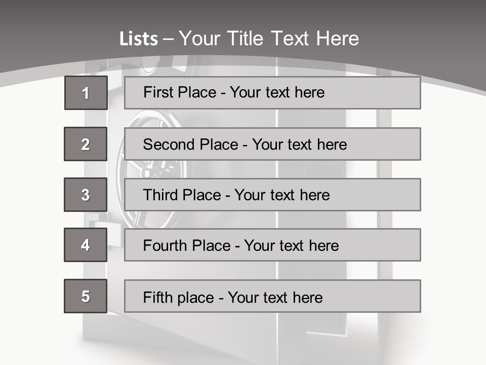 Safety Trust Solid PowerPoint Template