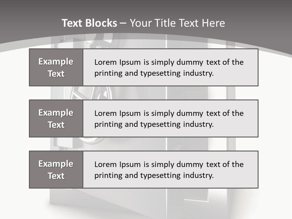 Safety Trust Solid PowerPoint Template