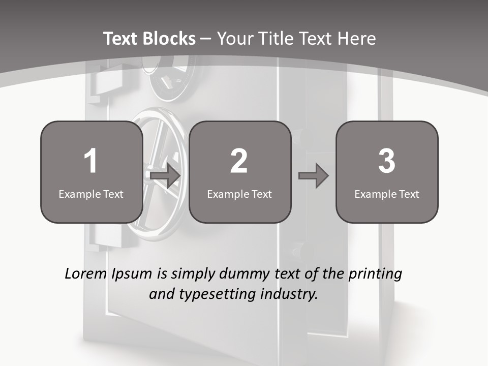 Safety Trust Solid PowerPoint Template