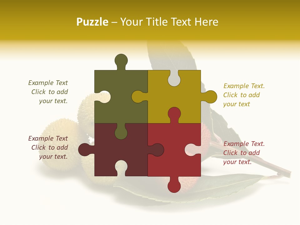 Forest Flower Fresh PowerPoint Template