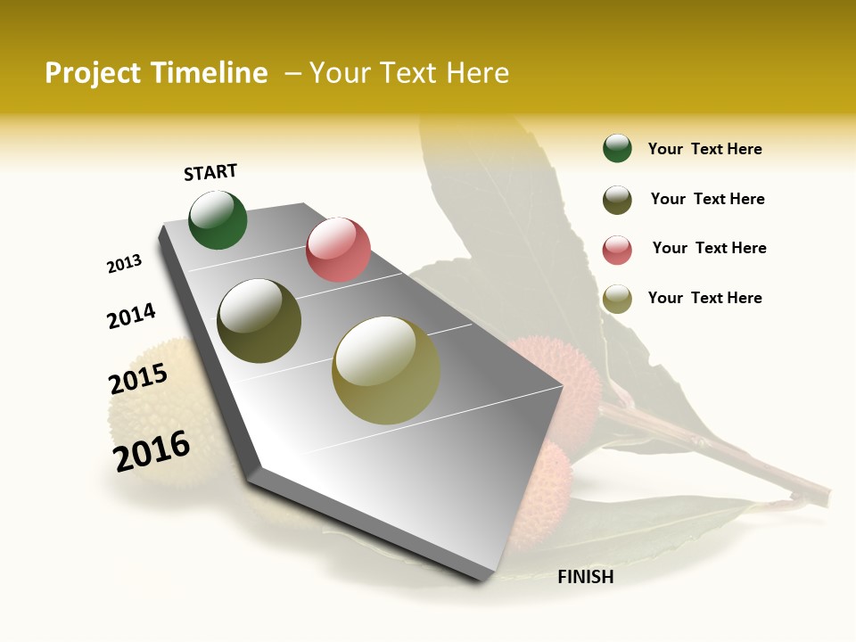 Forest Flower Fresh PowerPoint Template