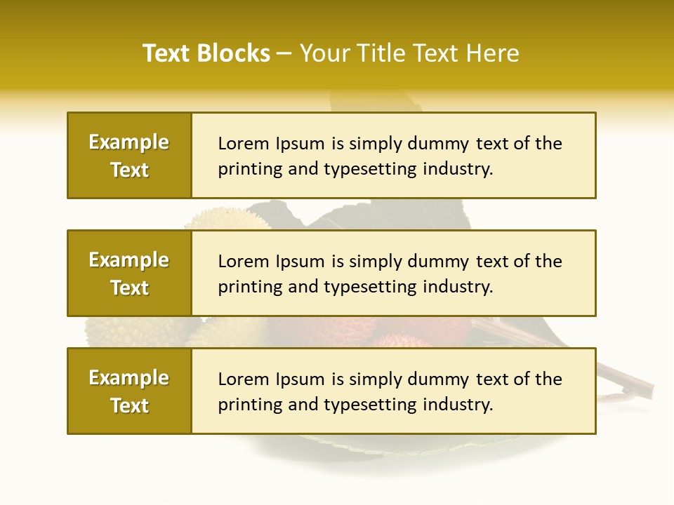 Forest Flower Fresh PowerPoint Template