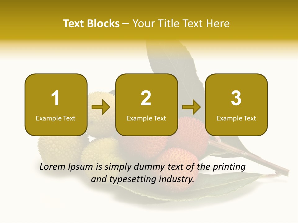 Forest Flower Fresh PowerPoint Template