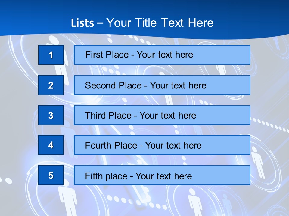 Linked Symbol Networking PowerPoint Template