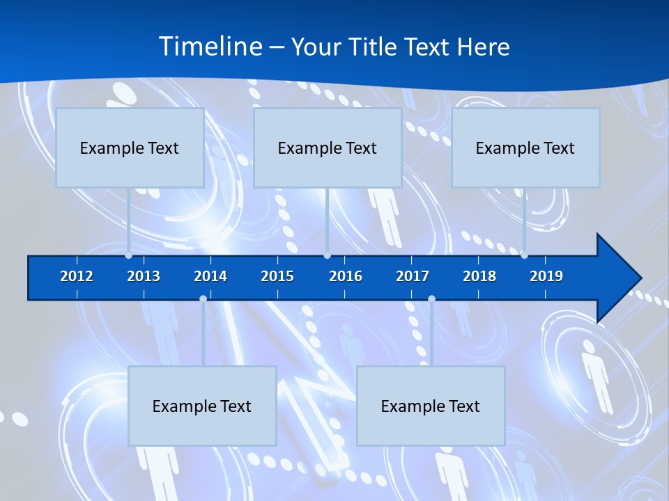 Linked Symbol Networking PowerPoint Template