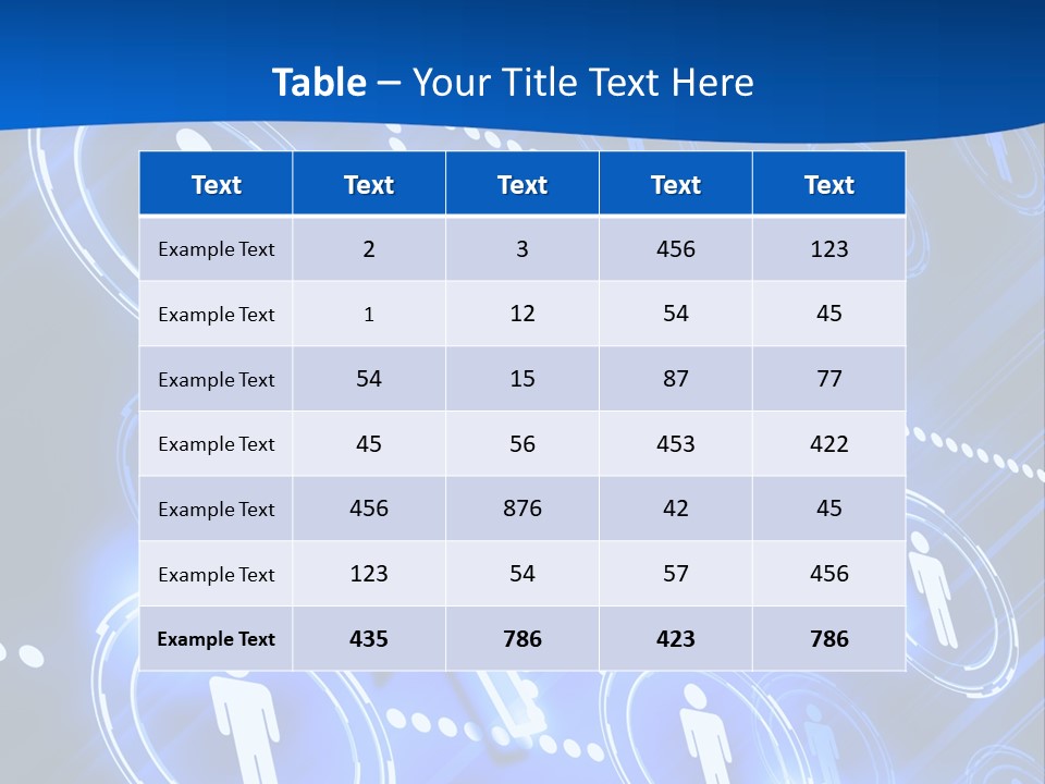 Linked Symbol Networking PowerPoint Template