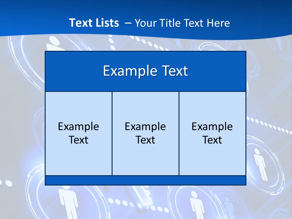 Linked Symbol Networking PowerPoint Template