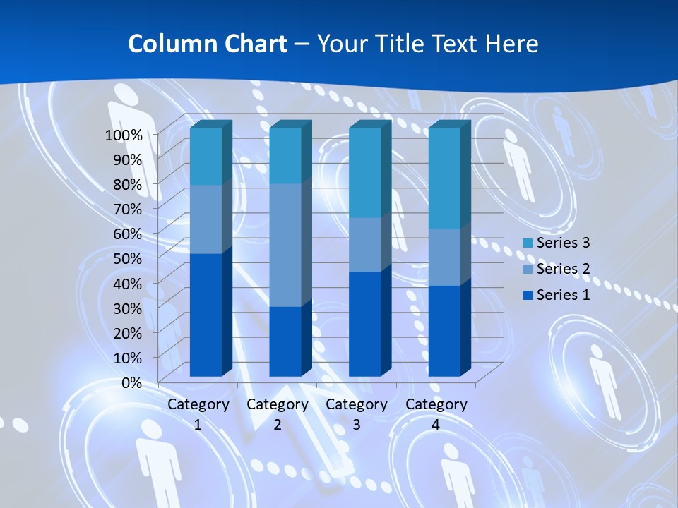 Linked Symbol Networking PowerPoint Template