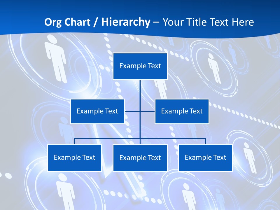 Linked Symbol Networking PowerPoint Template