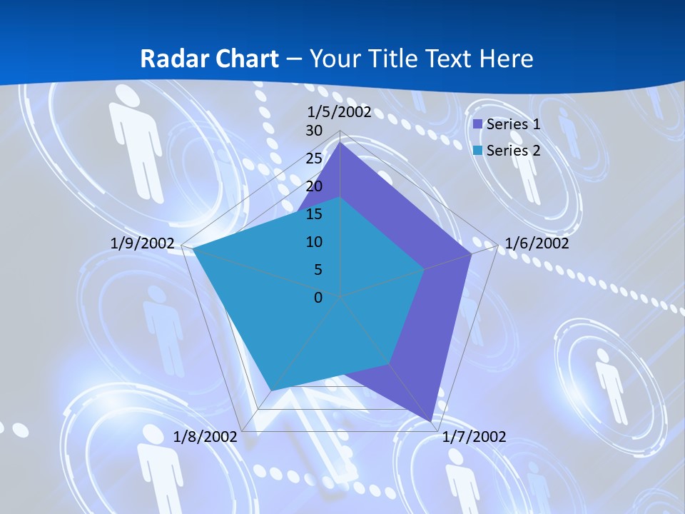 Linked Symbol Networking PowerPoint Template