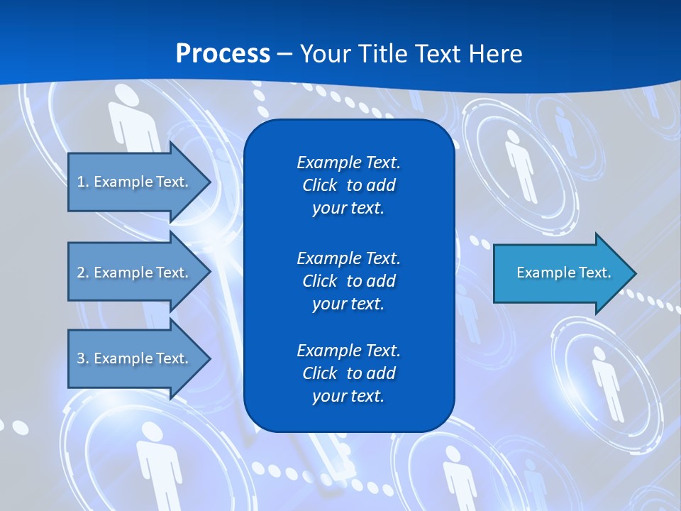 Linked Symbol Networking PowerPoint Template