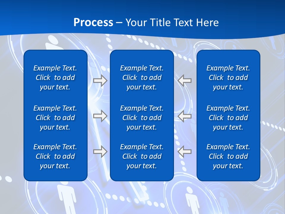 Linked Symbol Networking PowerPoint Template