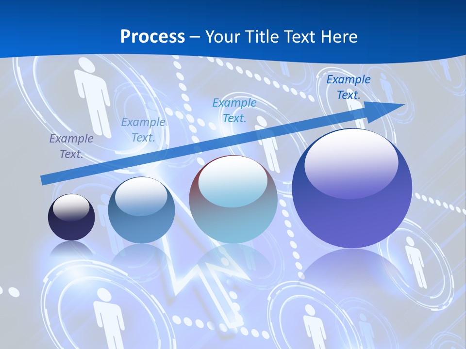 Linked Symbol Networking PowerPoint Template