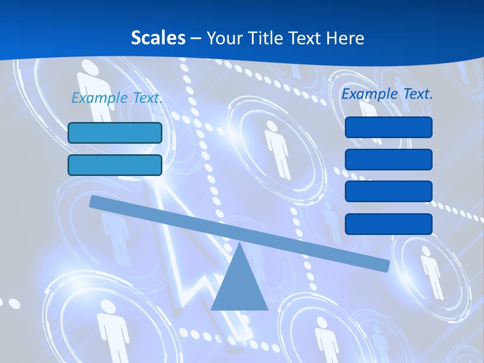 Linked Symbol Networking PowerPoint Template