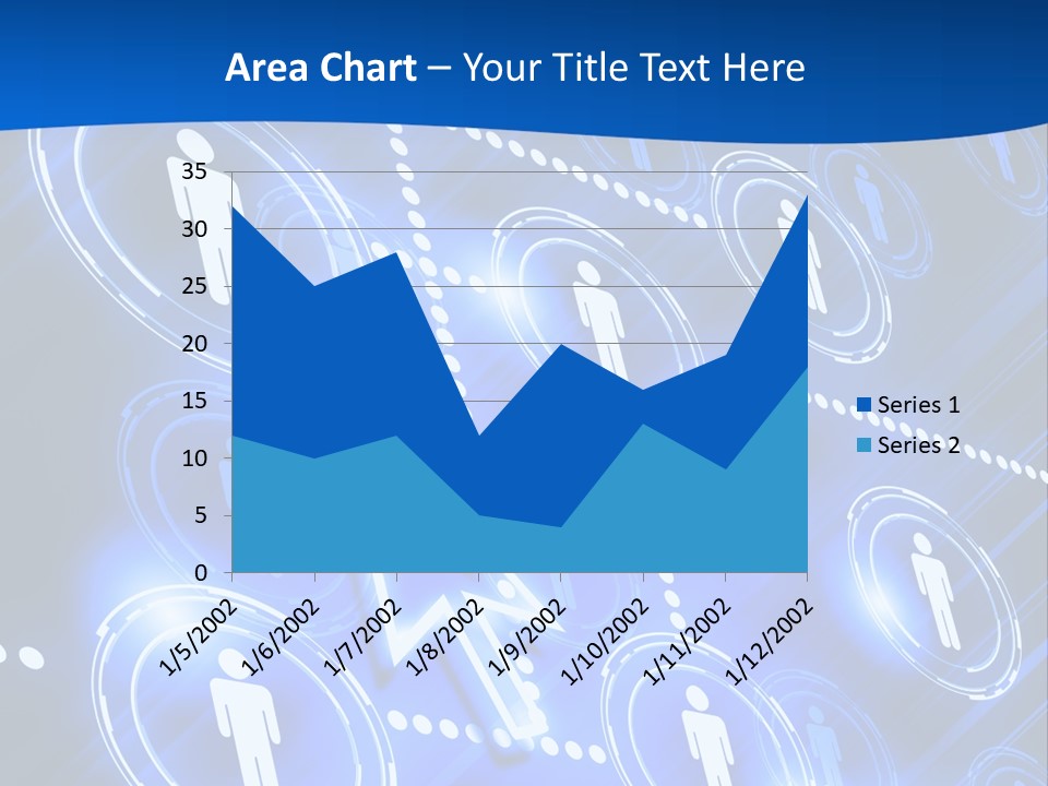 Linked Symbol Networking PowerPoint Template