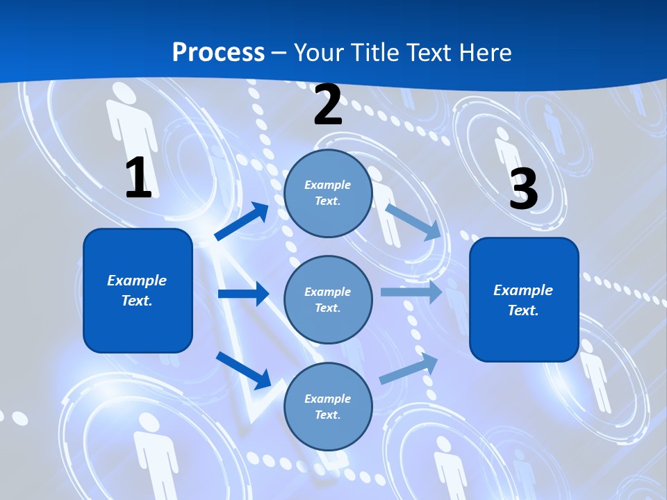 Linked Symbol Networking PowerPoint Template