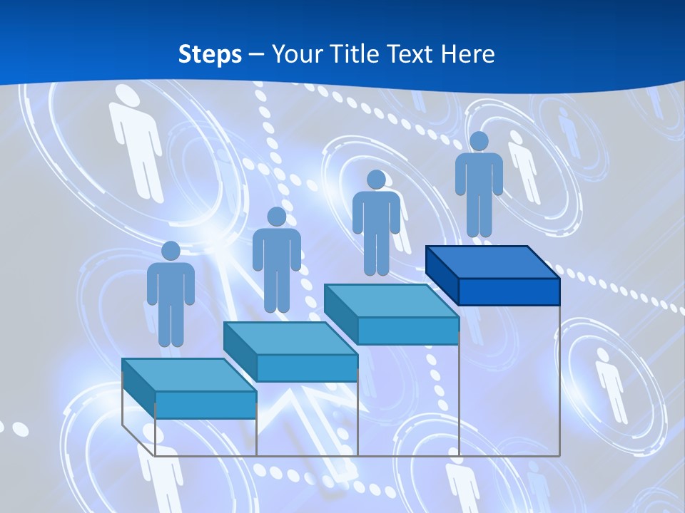 Linked Symbol Networking PowerPoint Template