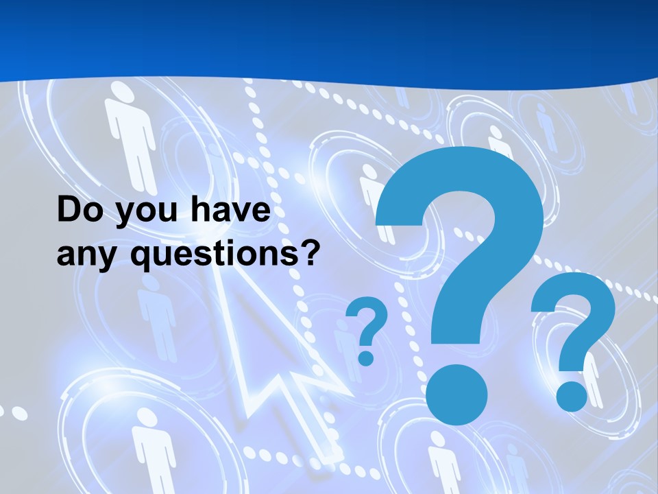 Linked Symbol Networking PowerPoint Template