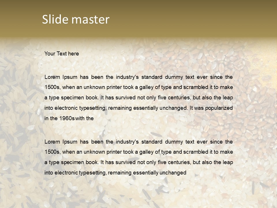 Wheat Agriculture Grind PowerPoint Template