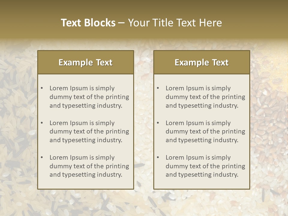 Wheat Agriculture Grind PowerPoint Template