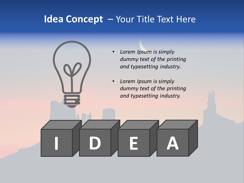 Valley Mystery Poetry PowerPoint Template