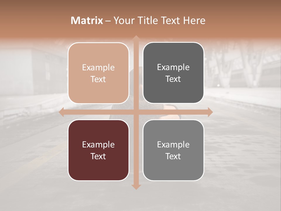 Slum Unhappy Message PowerPoint Template