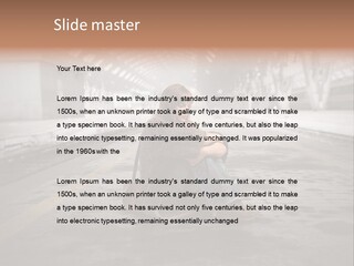 Slum Unhappy Message PowerPoint Template