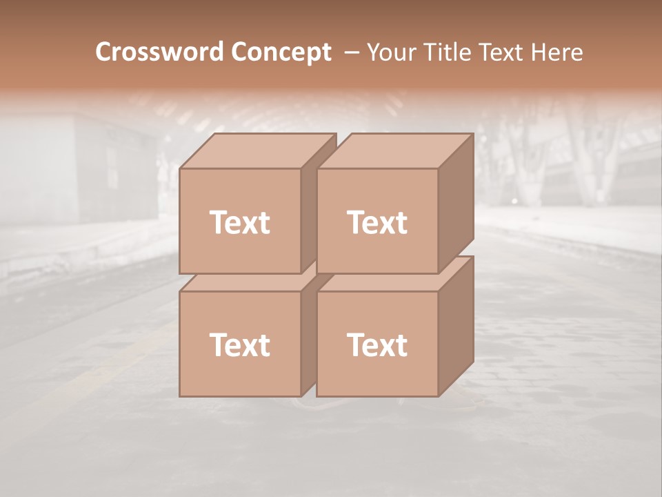 Slum Unhappy Message PowerPoint Template