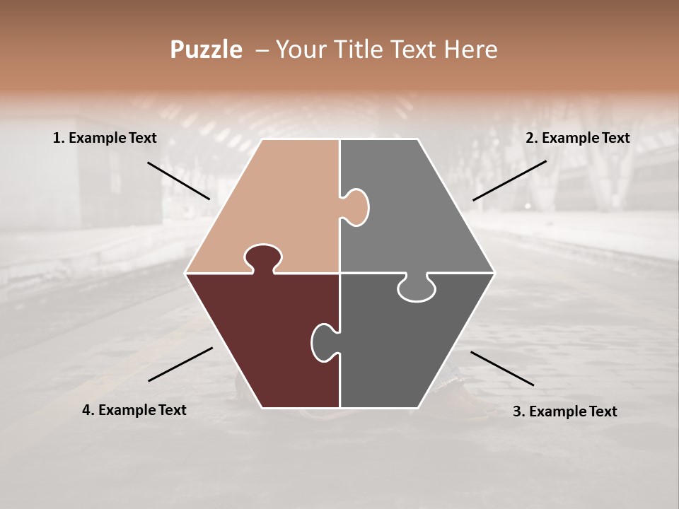 Slum Unhappy Message PowerPoint Template