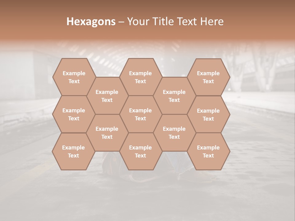 Slum Unhappy Message PowerPoint Template