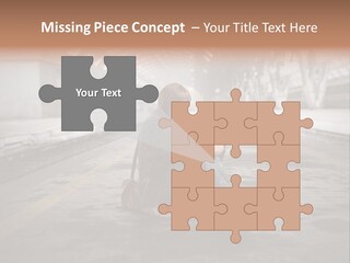 Slum Unhappy Message PowerPoint Template