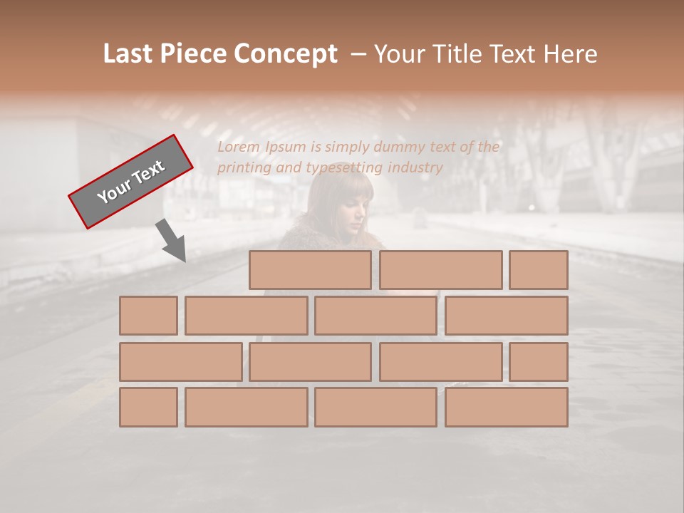 Slum Unhappy Message PowerPoint Template