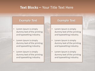 Slum Unhappy Message PowerPoint Template