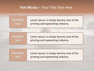 Slum Unhappy Message PowerPoint Template
