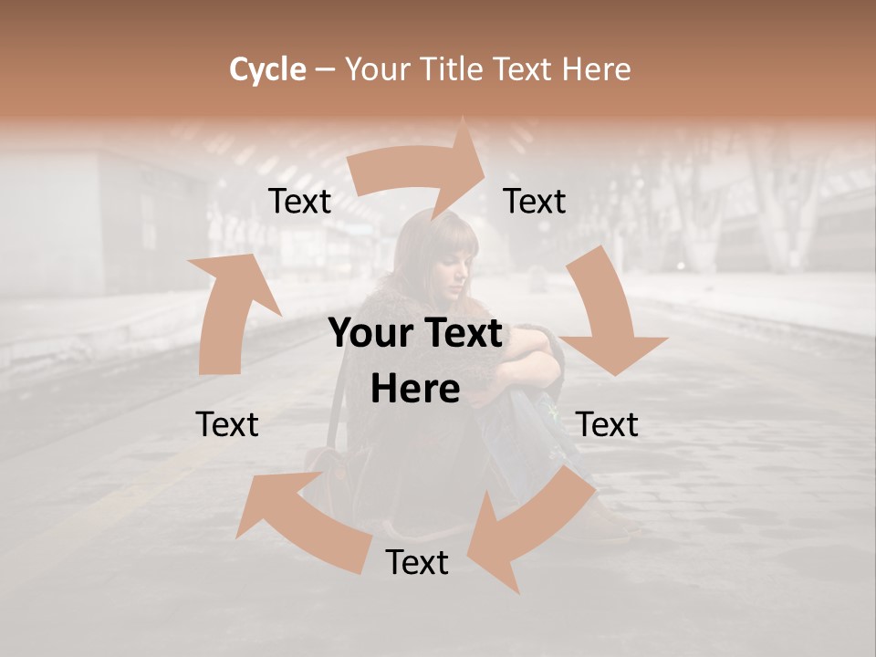 Slum Unhappy Message PowerPoint Template