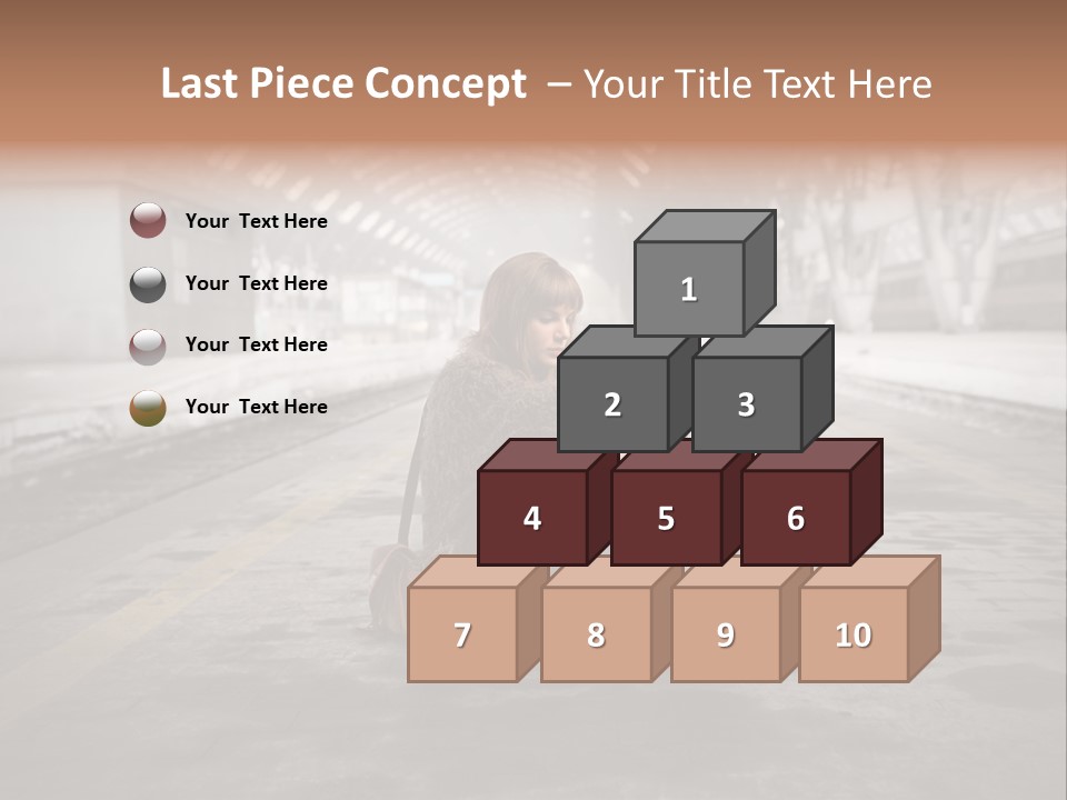 Slum Unhappy Message PowerPoint Template