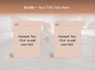 Slum Unhappy Message PowerPoint Template