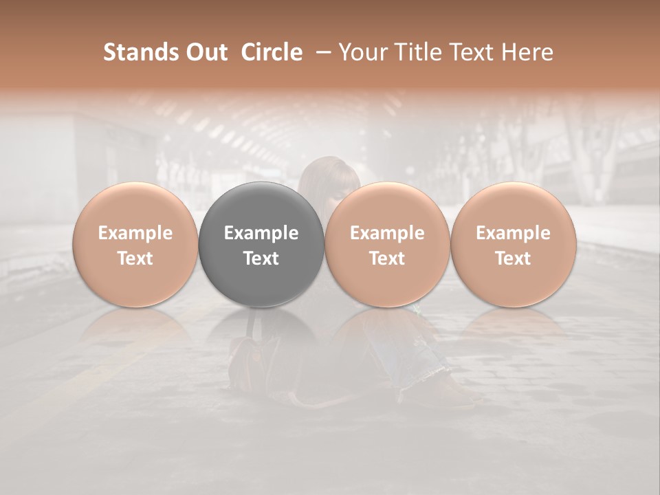 Slum Unhappy Message PowerPoint Template