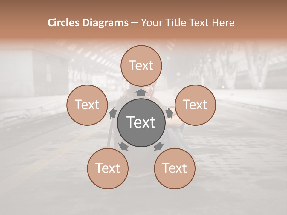 Slum Unhappy Message PowerPoint Template